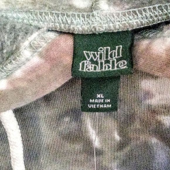 Women's Cropped Hoodie Wild Fable Tye Dye XL - Picture 3 of 7